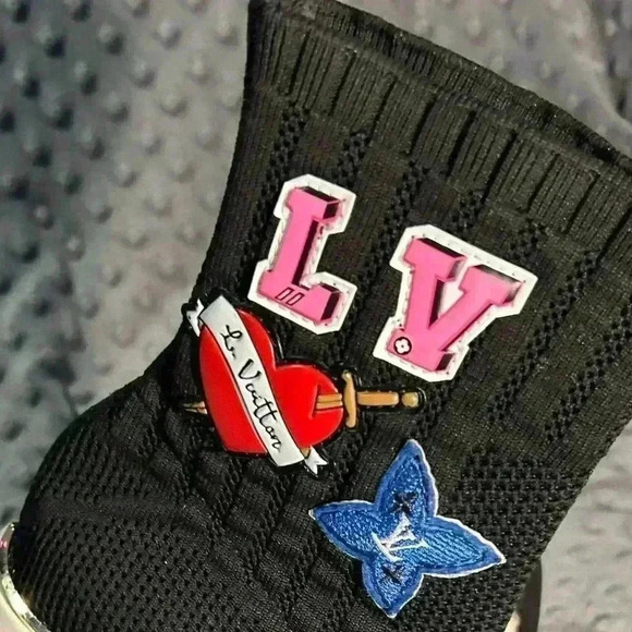Authentic Women’s Louis Vuitton Patch After Game Pull On Sneakers, Size 38 - Picture 9 of 11